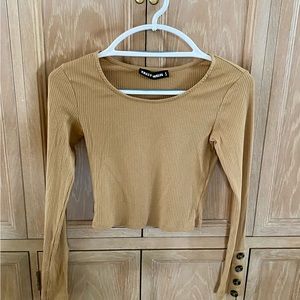 Tally Weijl Brown and Tan Shirt